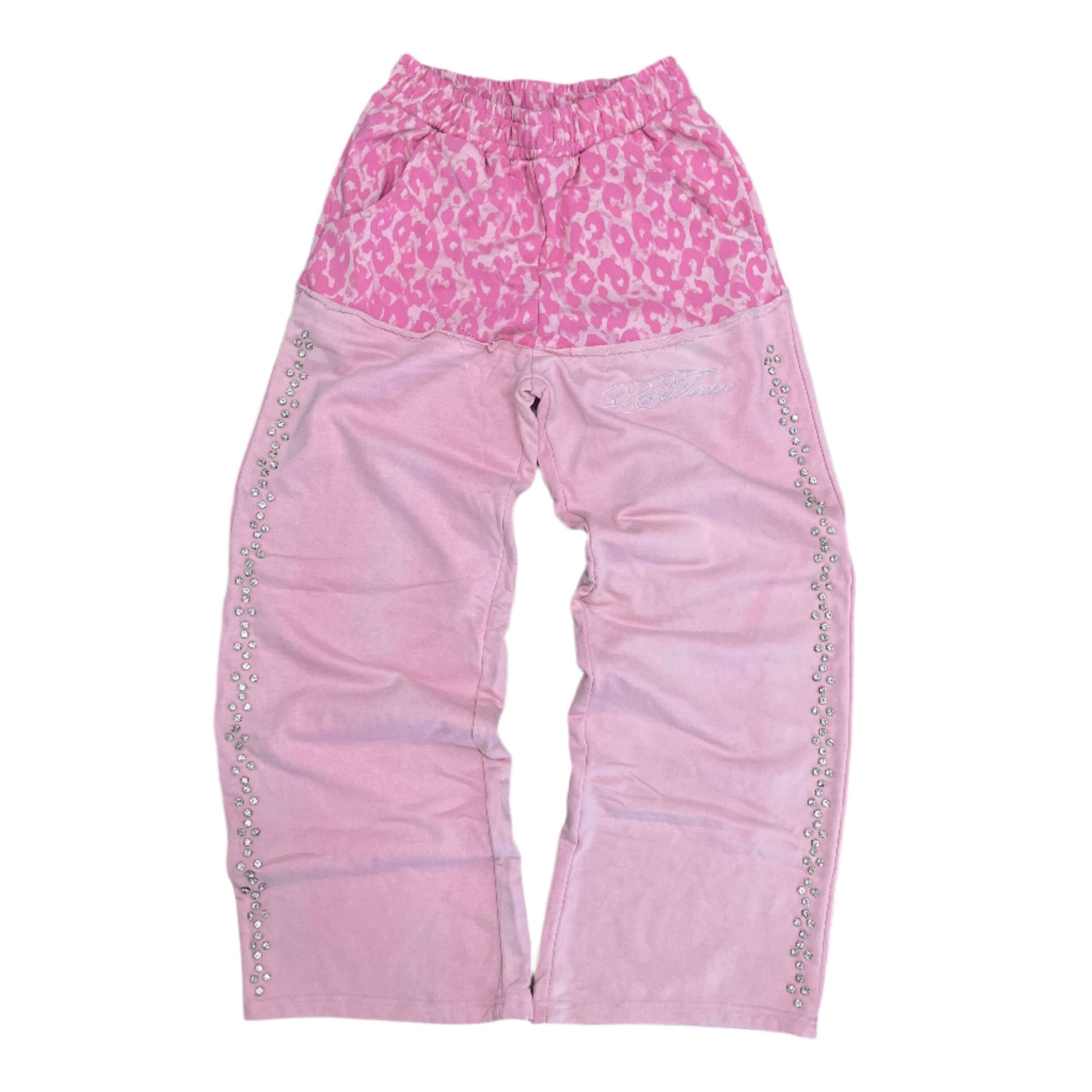 Pink Leopard Sweatpants